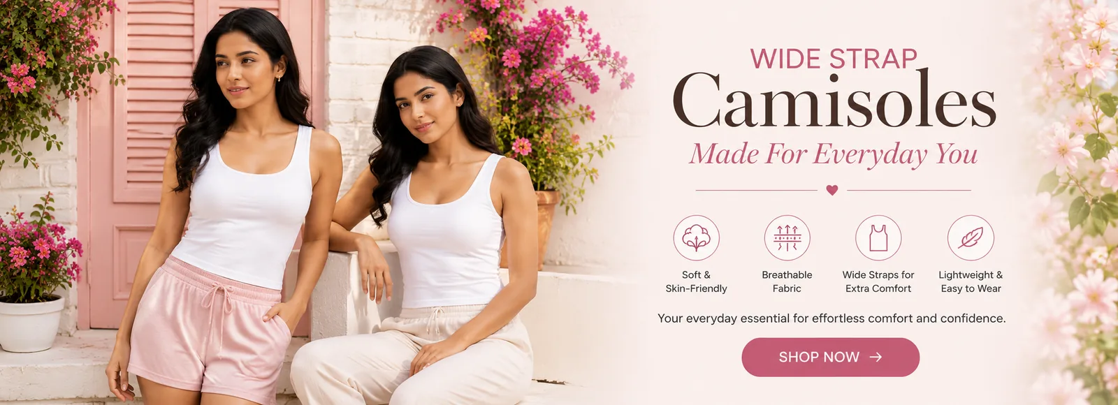 Wide Strap Camisoles Made For Everyday You